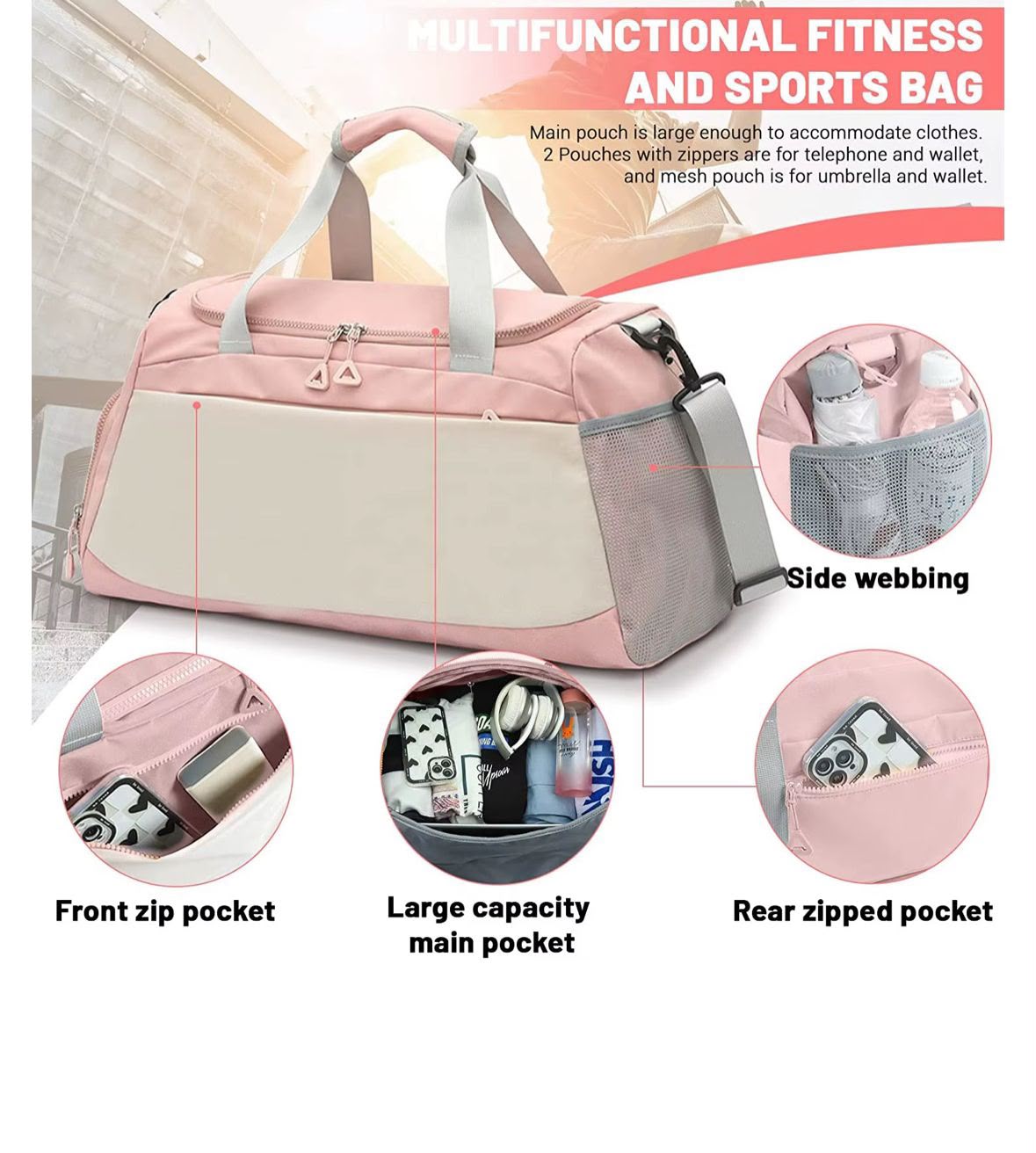 Leblon Nutrition Premium Duffel Bag